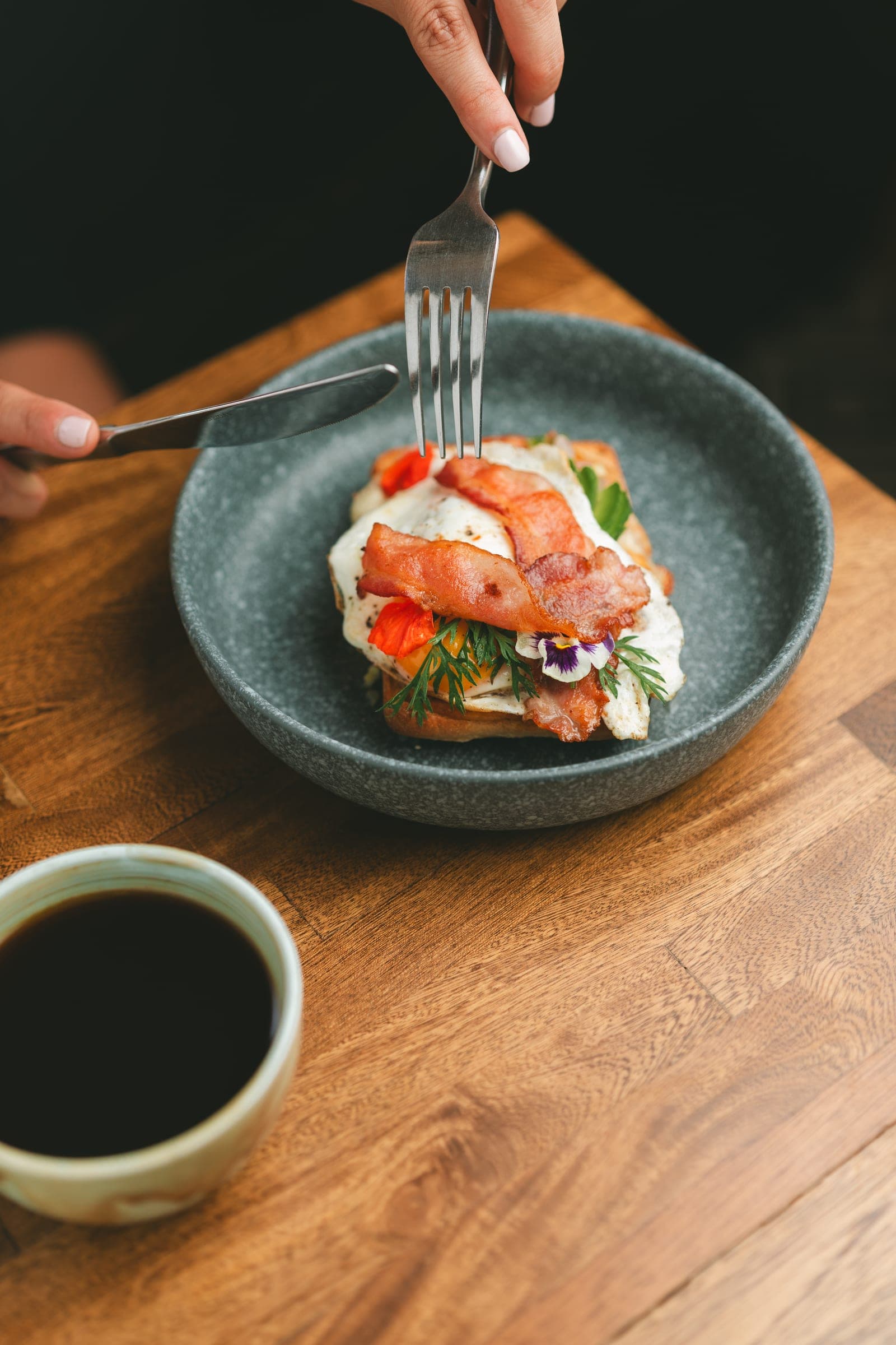 Breakfast at Olivea Café Wine Bar