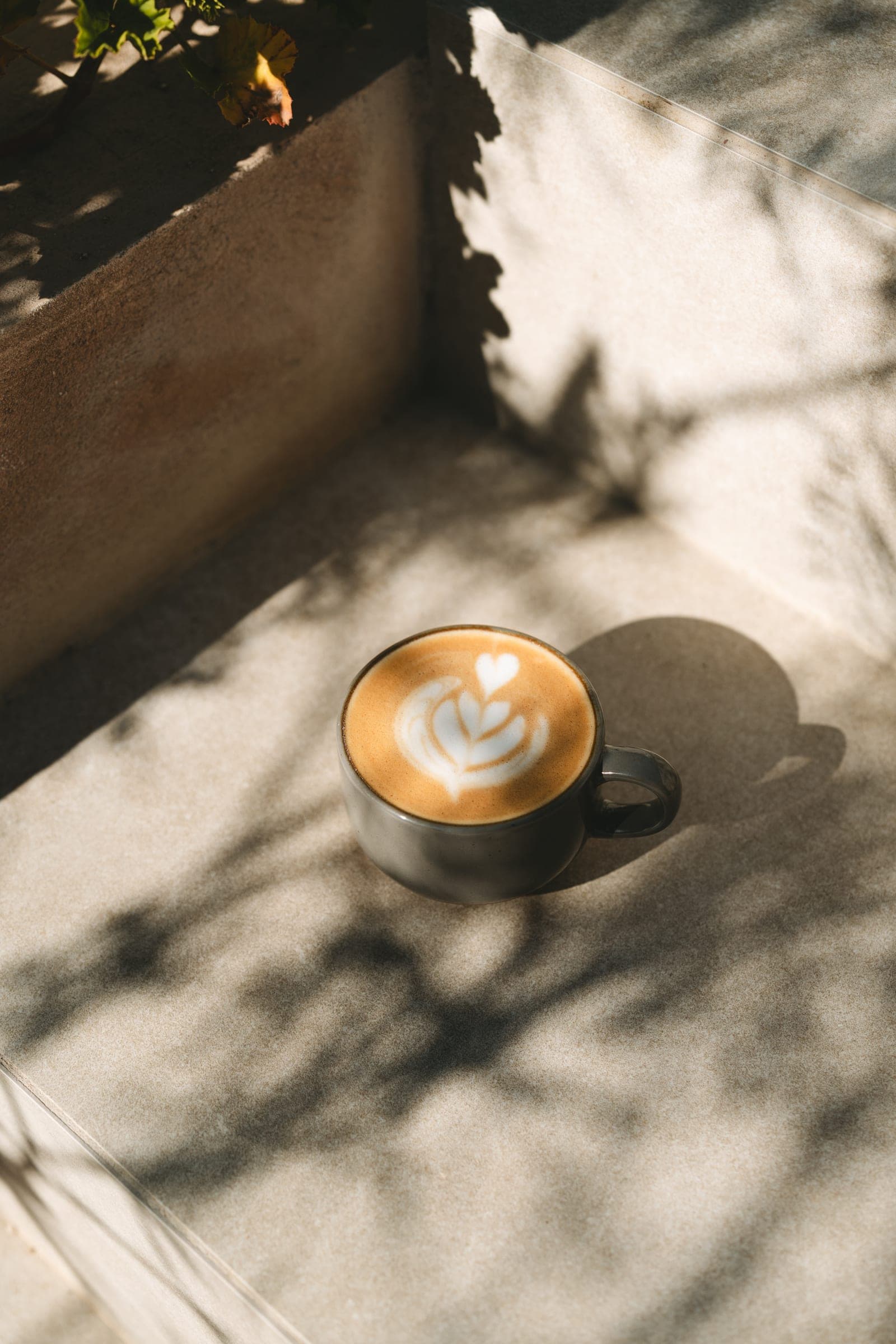 Coffee ritual at Olivea Café Wine Bar
