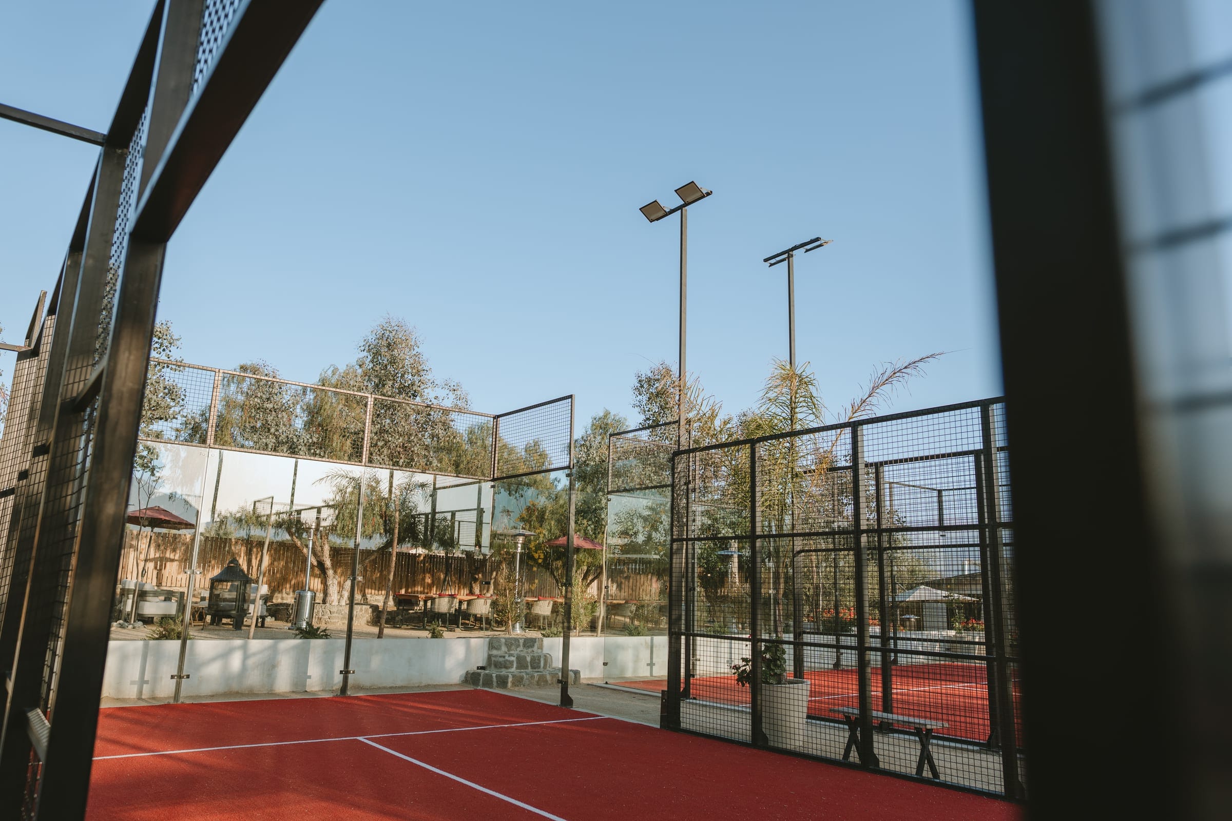Padel courts at Olivea